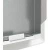 Prieigos skydas Balta 63 x 63 x 3 cm Plienas