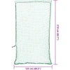 Priekabos tinklas su elastine virve, žalias, 2,1x1,25m, PP