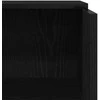 Priėmimo stalas Juoda 55x50x103,5 cm apdirbta mediena