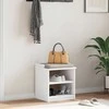 Prieškambario suoliukas SANDNES baltas 45x40x50 pušies masyvo