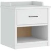 Prieškambario suoliukas SANDNES baltas 45x40x50 pušies masyvo