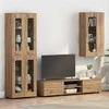Medinė spinta su saugykla Amatininkų ąžuolas 50 x 29 x 100 cm