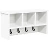 Prikabinamas paltas Sieninis Balta 50 x 16 x 26 cm