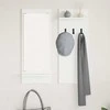 Prikabinamas paltas Balta 70 x 10 x 90 cm Apdirbta mediena