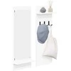 Prikabinamas paltas Sieninis Balta 70 x 10 x 90 cm