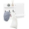 Prikabinamas paltas Balta 90 x 10 x 50 cm Apdirbta mediena
