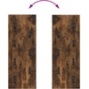 Prikabinamas paltas su saugykla Rūkyta ąžuolas 30 x 1,5 x 80 cm