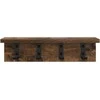 Prikabinamas paltas Rūkyta ąžuolas 40 x 10,5 x 10,5 cm
