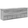 Prikabinamas paltas su lentyna Pilkas Sonoma 75 x 16 x 26 cm