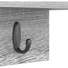 Prikabinamas paltas Sieninis Pilkas Sonoma 60 x 10,5 x 18 cm