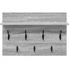 Prikabinamas paltas Sieninis Pilkas Sonoma 60 x 40 x 12 cm