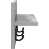 Prikabinamas paltas su saugykla Pilkas Sonoma 40 x 10,5 x 18 cm