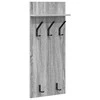 Prikabinamas paltas su lentyna Pilkas Sonoma 40 x 10 x 90 cm