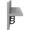 Prikabinamas paltas Sieninis Pilkas Sonoma 60 x 10,5 x 18 cm
