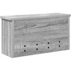 Prikabinamas paltas su lentyna Pilkas Sonoma 50 x 16 x 26 cm