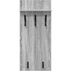 Prikabinamas paltas su lentyna Pilkas Sonoma 40 x 10 x 90 cm