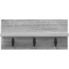 Prikabinamas paltas su saugykla Pilkas Sonoma 40 x 10,5 x 18 cm