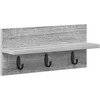 Prikabinamas paltas su saugykla Pilkas Sonoma 40 x 10,5 x 18 cm