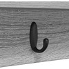 Prikabinamas paltas su saugykla Pilkas Sonoma 80 x 10,5 x 18 cm