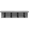 Prikabinamas paltas Pilkas Sonoma 40 x 10,5 x 10,5 cm