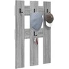 Prikabinamas paltas su saugykla Pilkas Sonoma 65 x 3 x 100 cm