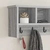 Prikabinamas paltas Sieninis Pilkas Sonoma 75 x 16 x 26 cm