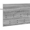 Prikabinamas paltas su lentyna Pilkas Sonoma 60 x 40 x 12 cm