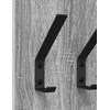 Prikabinamas paltas su saugykla Pilkas Sonoma 20 x 1,5 x 100 cm