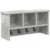 Prikabinamas paltas Sieninis Betono pilka 50 x 16 x 26 cm