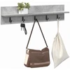 Prikabinamas paltas Sieninis Betono pilka 80 x 10,5 x 18 cm