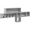 Prikabinamas paltas Sieninis Pilkas Sonoma 100 x 12 x 43,5 cm