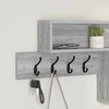 Prikabinamas paltas Sieninis Pilkas Sonoma 100 x 12 x 43,5 cm