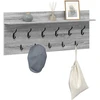 Prikabinamas paltas Sieninis Pilkas Sonoma 100 x 40 x 12 cm