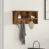 Prikabinamas paltas Sieninis Rūkyta ąžuolas 50 x 16 x 26 cm