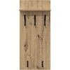 Prikabinamas paltas Sieninis Amatininkų ąžuolas 40 x 10 x 90 cm