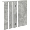 Prikabinamas paltas su lentyna Betono pilka 84 x 10 x 80 cm