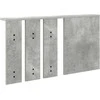 Prikabinamas paltas su lentyna Betono pilka 85 x 10 x 45 cm