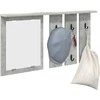 Prikabinamas paltas su lentyna Betono pilka 85 x 10 x 45 cm
