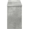 Prikabinamas paltas su lentyna Betono pilka 50 x 16 x 26 cm