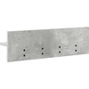 Prikabinamas paltas su saugykla Betono pilka 60 x 10,5 x 18 cm