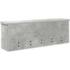 Prikabinamas paltas su lentyna Betono pilka 75 x 16 x 26 cm