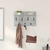 Prikabinamas paltas su lentyna Betono pilka 60 x 40 x 12 cm