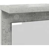 Prikabinamas paltas su lentyna Betono pilka 84 x 10 x 80 cm