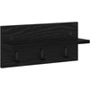 Prikabinamas paltas Juodas ąžuolas 40 x 10,5 x 18 cm