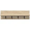 Prikabinamas paltas Sonoma ąžuolas 60 x 10,5 x 18 cm
