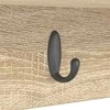 Prikabinamas paltas Sieninis Sonoma ąžuolas 50 x 16 x 26 cm