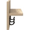 Prikabinamas paltas Sonoma ąžuolas 40 x 10,5 x 18 cm