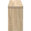 Prikabinamas paltas su lentyna Sonoma ąžuolas 75 x 16 x 26 cm