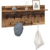 Prikabinamas paltas su lentyna Senas medis 100 x 40 x 12 cm