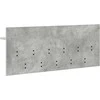 Prikabinamas paltas su lentyna Betono pilka 100 x 40 x 12 cm